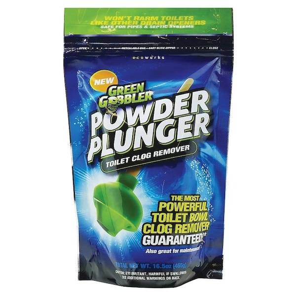 Green Gobbler Drain Cleaner Crystals, Granular, White to OffWhite
